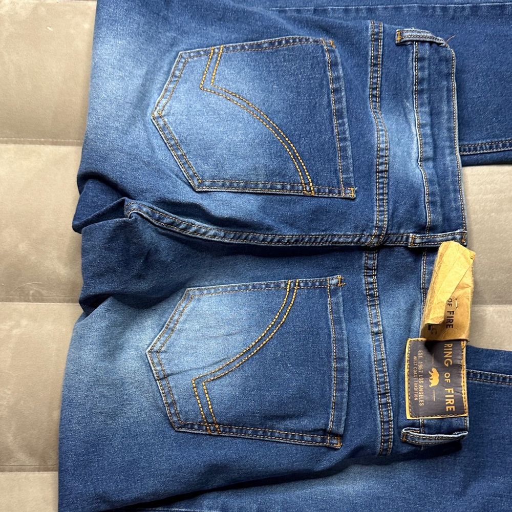 Ring of Fire Men's Denim Slim Jeans 33x30 - Picture 11 of 11